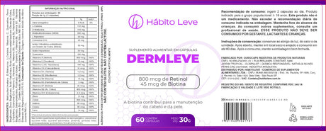 DERMLEVE - 30 cápsulas